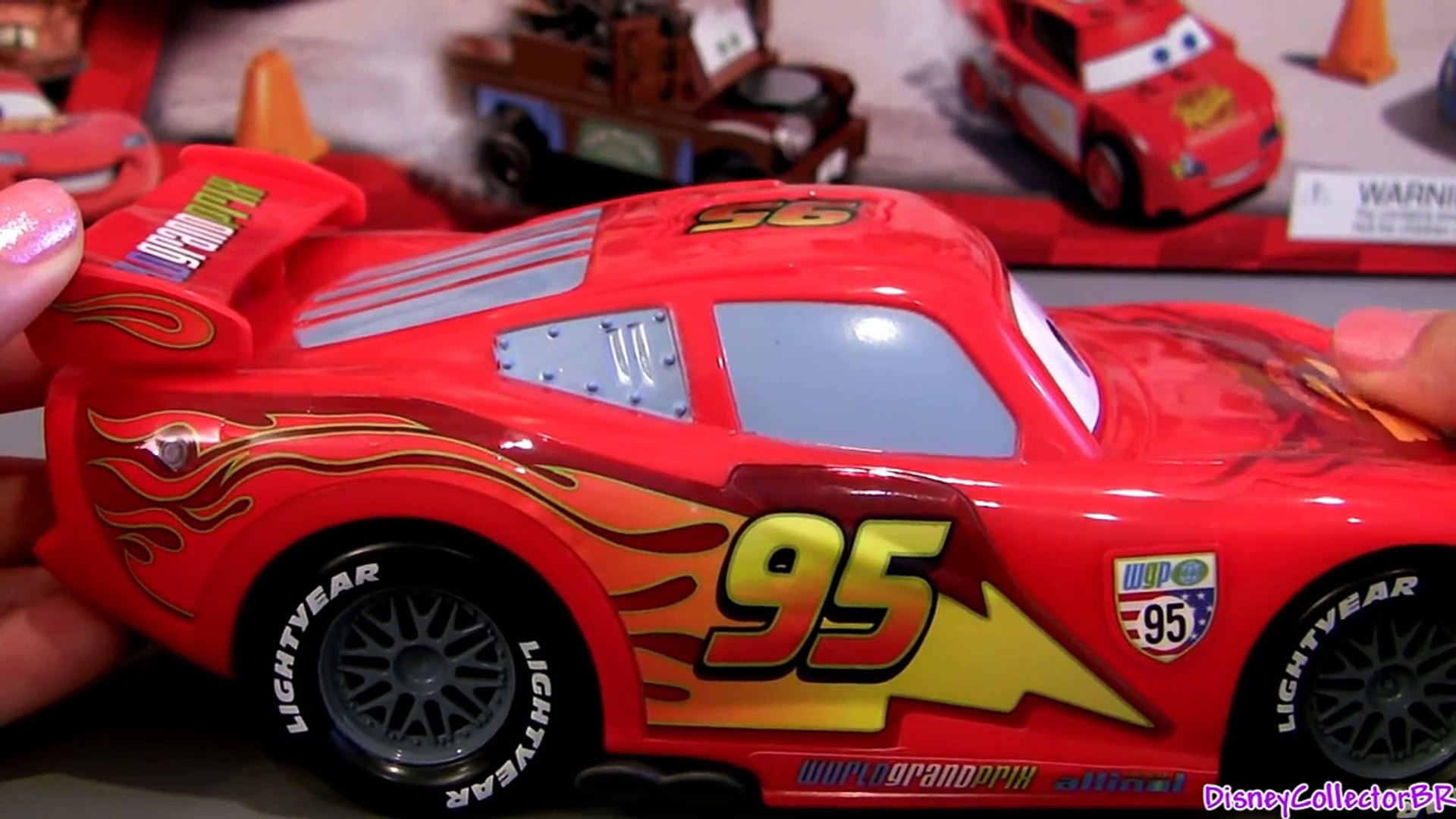 Cars World Grand Prix Lightning Mcqueen Talking Car Disney Pixar Wgp By Disneycollector Video Dailymotion