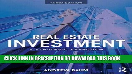 [PDF] Real Estate Investment: A Strategic Approach Full Online