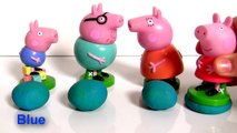 Peppa Pig Play Doh Stampers Learn Colors with Mommy Daddy Pig Nickelodeon by ToyCollector