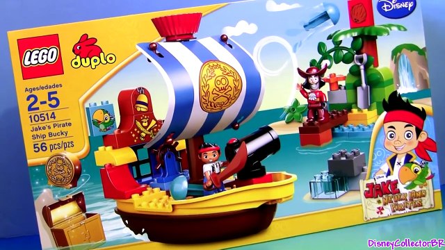 LEGO Duplo Captain Hook Meets Pirate Mater in Bucky Ship Jake and the Neverland Pirates CARS 10514