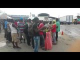 Africanos protestando entre frontera de Panamá y Costa Rica