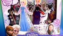 Disney Frozen Sparkling Magnetic Paper Dolls Princess Anna Elsa Muñecas magnéticas Papel Brillante
