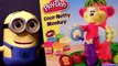 Play Doh Coco Nutty Monkey & Action Figure Minion Dave Singing Banana Despicable Me 2 Playdough