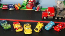 Pixar Cars Lightning McQueen RIPLASH Racers with Lightning McQueen, Chick Hicks, Funny Car Mater an