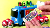 Tayo the Little School Bus Surprise Eggs Disney Pixar Cars - 타요 꼬마버스 타요. 스쿨 버스 깜짝 계란 장난감