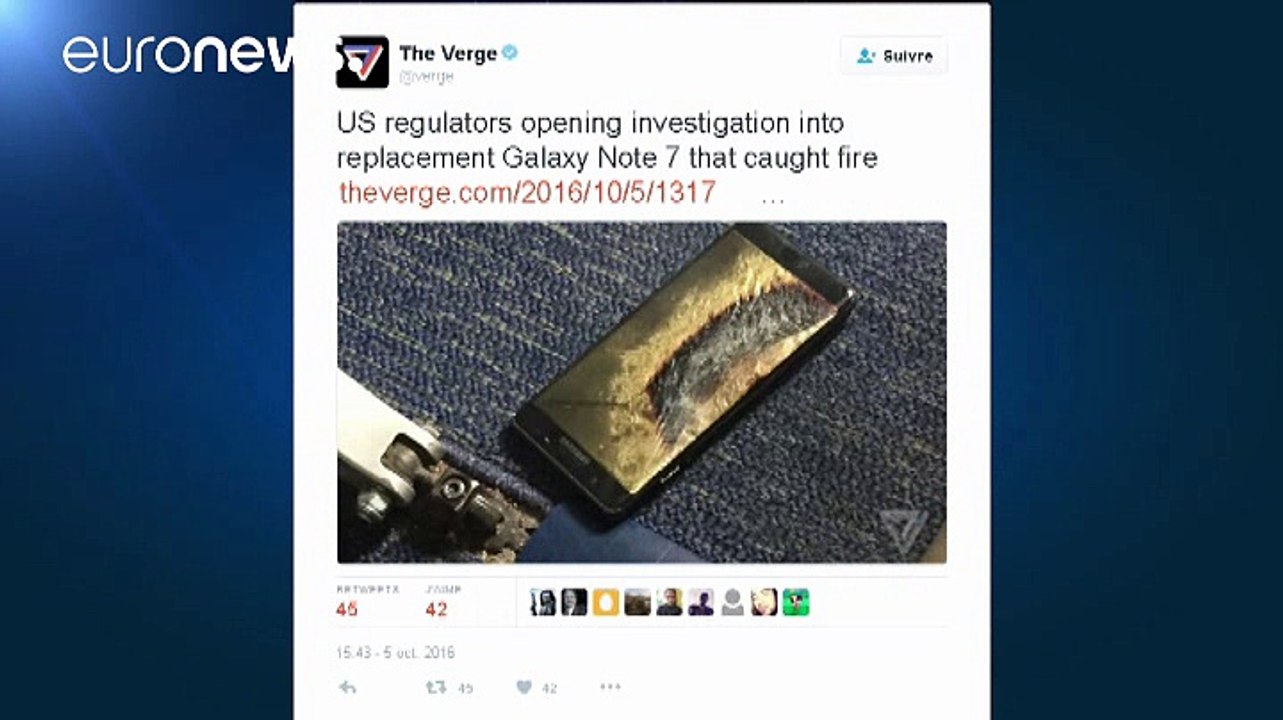 Flugzeug wegen brennenden Samsung-Smartphones evakuiert