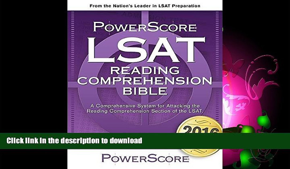 READ  The PowerScore LSAT Reading Comprehension Bible (PowerScore LSAT Bible) (PowerScore LSAT