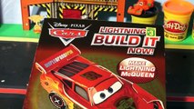 Disney Pixar Cars Lightning McQueen Build-It Kit with Race-O-Rama Story