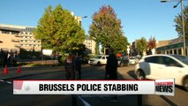 Two Brussels police officers stabbed in possible terror attack