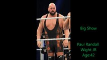 wwe wrestlers real names and ages