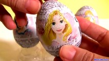 Disney Princess Belle Cinderella Rapunzel TOY SURPRISE EGGS Snow White Huevos Sorpresa DCtoys