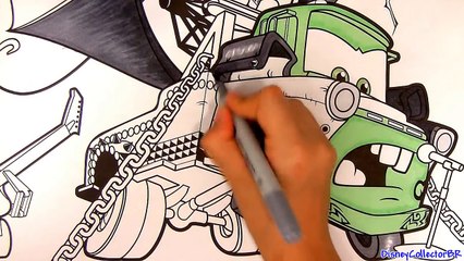 Heavy Metal Mater Drawing from Cars Toon Disney Pixar Paint with Copi Markers
