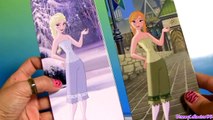 Disney Frozen Magnetic Paper Dolls Dress-Up Princess Anna Elsa Muñecas Magnéticas de papel
