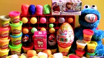 70 Kinder Surprise Capsules Disney Frozen Angry Birds Cars Cookie Monster PlayDoh Surprise Huevos