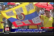 Juan Manuel Santos y Álvaro Uribe se reúnen por acuerdo de paz con las FARC