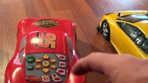 Pixar Cars Fast Talkin Lightning McQueen vs Remote Control Lamborghini Murcielago Race Cars