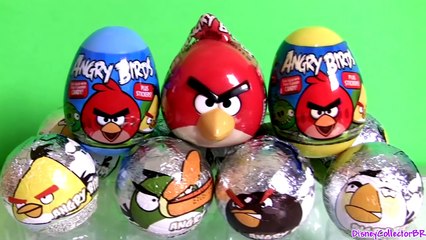 NEW Angry Birds Surprise Eggs Review by Disneycollector Chocolate Sorpresa Huevos!