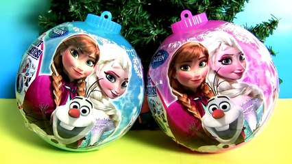 Surprise Disney Frozen Christmas Ornaments Toys Eggs Anna Elsa MyLittlePony Fashems
