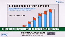 [PDF] Budgeting: Profit Planning and Control Full Online