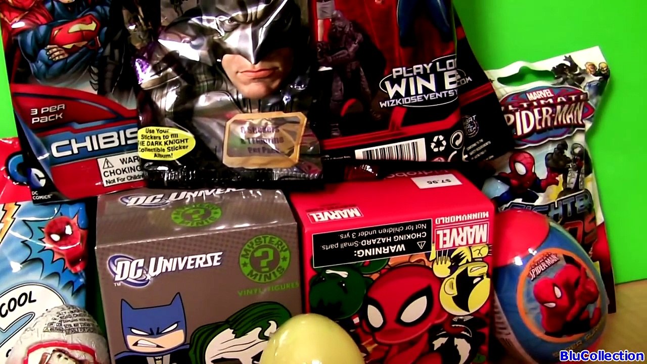 Marvel Avengers Kinder Surprise Eggs Play-Doh Superheroes Cars Batman Superman THOR Spiderman Disney