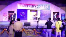 Bollywood dance girls performance..!! St.Wilfred's PG college freshers party 2016