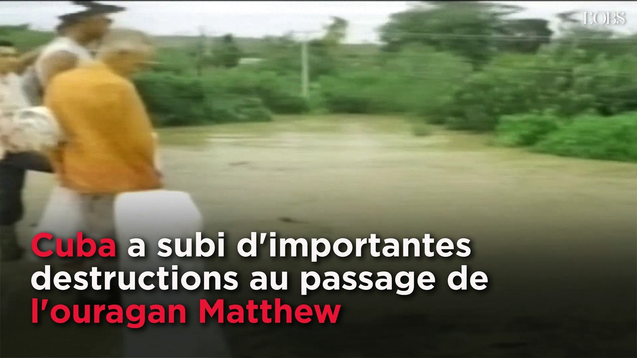 L'ouragan Matthew a fait d'importants dégâts à Cuba et Haïti