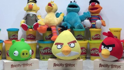 Play Doh Angry Birds Yellow Bird, we make Yellow Bird from Play Doh