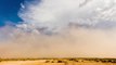 Time lapse des pluies torrentielles et nuages en amérique du nord