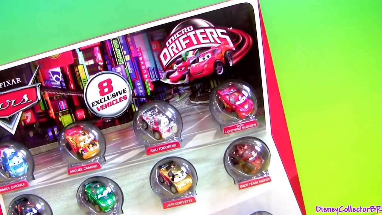 8 Metallic Micro Drifters Cars 2 Lightning McQueen Miguel Camino Disney Pixar Raoul Caroule Todoroki