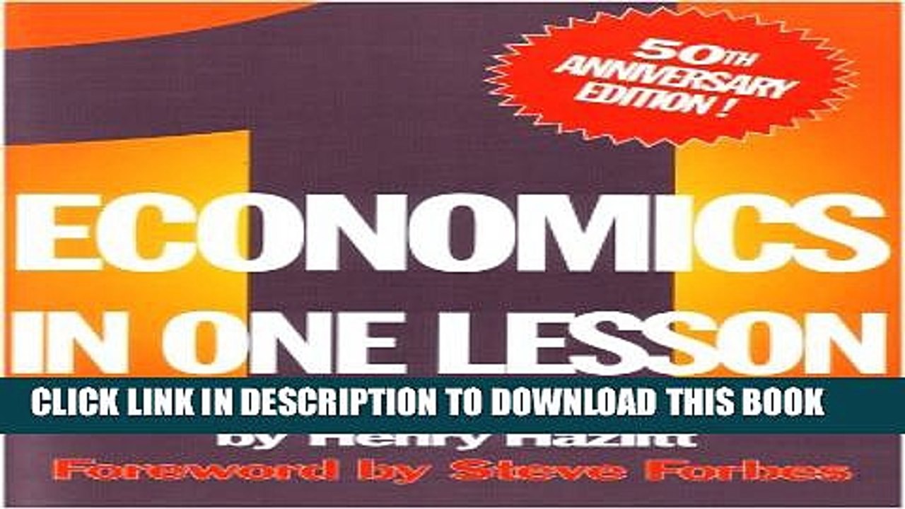 [PDF] Economics in One Lesson: 50th Anniversary Edition Popular Collection