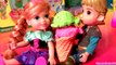 Play-Doh Scoops N Treats Disney Frozen Anna ♥ Kristoff Having Ice Cream Waffle Cones Play Dough