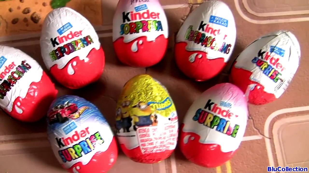 Surprises Kinder Egg Hot Wheels, Minions, Disney Fairies Tinkerbell