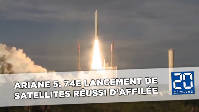 Ariane 5: 74 lancements de satellites réalisés avec succès d'affilée