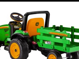 Tracteur agricole avec remorque jouet pour les enfants