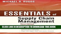 [PDF] Essentials of Supply Chain Management, Third Edition Full Colection