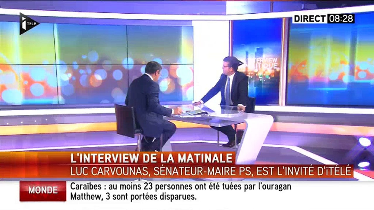 Carvounas sur Sarkozy : "il transpire beaucoup je trouve"