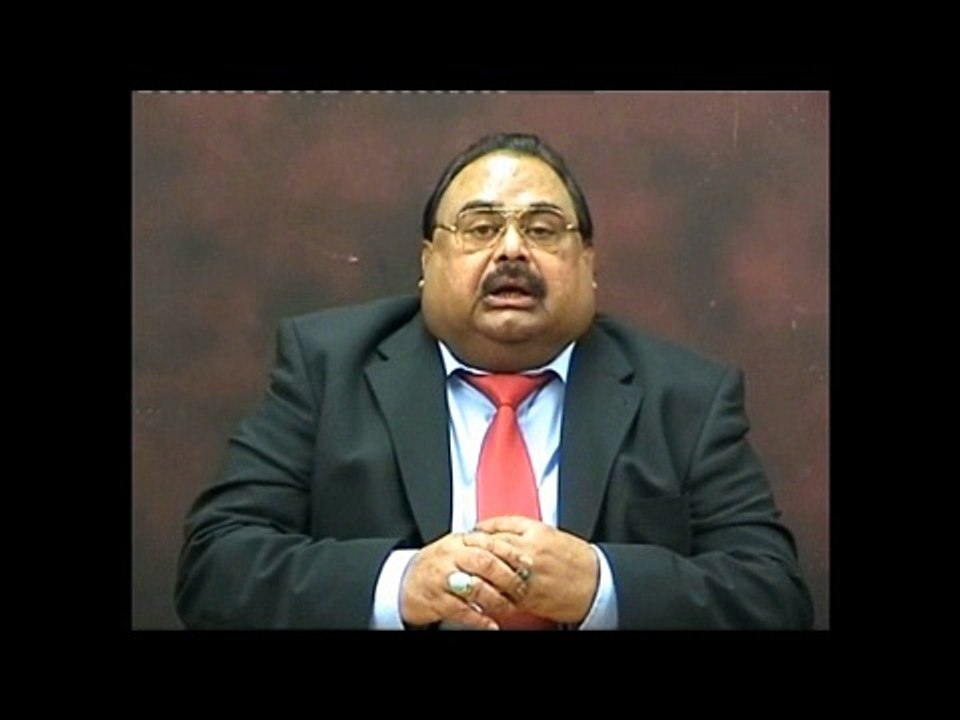 Latest Video Message of Founder & Leader of MQM Mr Altaf Hussain to the workers and the Nation on 5th October 2016
