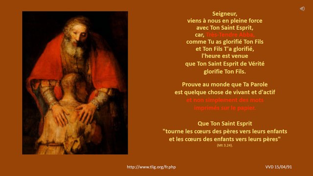 TrèsTendre Abba / La Vraie Vie en Dieu 15/04/91