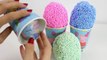 Peppa Pig Foam clay Surprise Eggs Ice Cream cups Disney Barbie Dora Spiderman