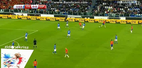 Italy 1st Big Chance - Italy vs Spain - World Cup Qualification - 06/10/2016