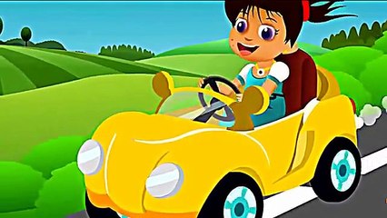 Driving in my car - Abc songs for children - nursery rhymes - Animation, cartoons KIDS VIDEOS