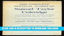 [PDF] The Complete Poetical Works of Samuel Taylor Coleridge Including Poems and Versions of Poems