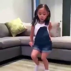 little girl dances like a pro