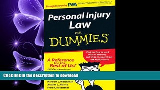 FAVORIT BOOK Personal Injury Law for DUMMIES READ EBOOK