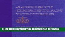 [PDF] 27. St. Methodius: The Symposium: A Treatise on Chastity (Ancient Christian Writers) Full