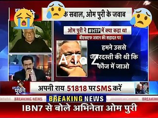 Mein Maafi Nahi Maang Raha...Om Puri Again Talks With Same Anchor - Video Dailymotion