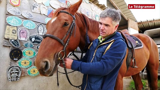 Morlaix. Rencontre avec un participant au concours d'équitation de Langolvas