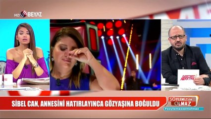 SİBEL CAN GÖZYAŞLARINA BOĞULDU