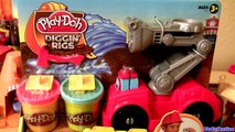 Play Doh Boomer The Fire Truck Playset Diggin Rigs new using Disney Pixar CARS Rescue Squad Mater