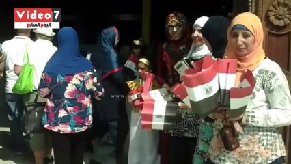 إقبالا كثيفا وأعلام مجانية فى المتحف المصرى بمناسبة احتفالات نصر أكتوبر